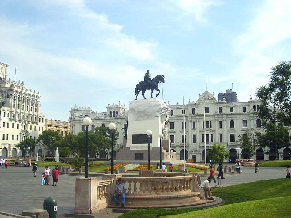 Plaza de San Martin in Cordoba, Argentina