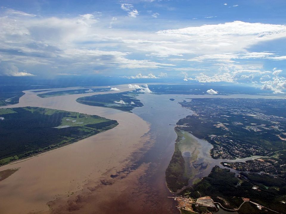 Meeting of Waters (Enconto das Aguas) in Manaus