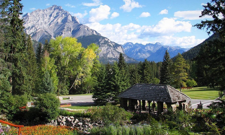 Cascade Gardens in Banff