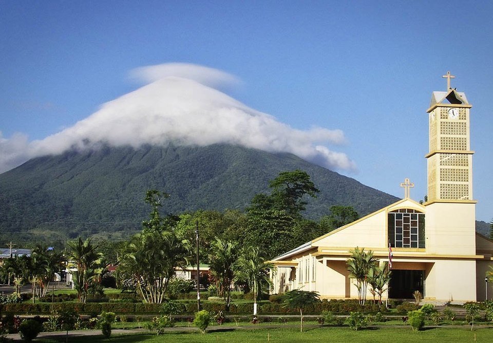 Volcano La Fortuna in Costa Rica