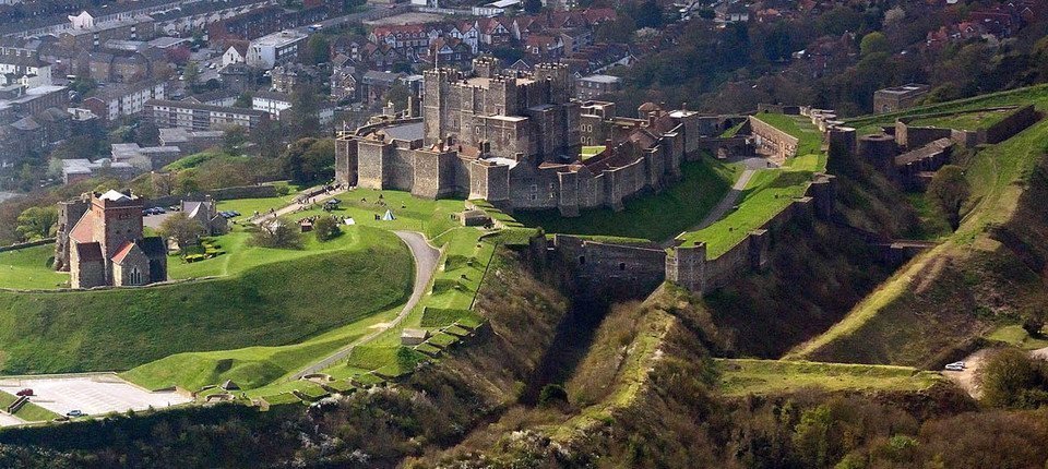 Dover Castle in England