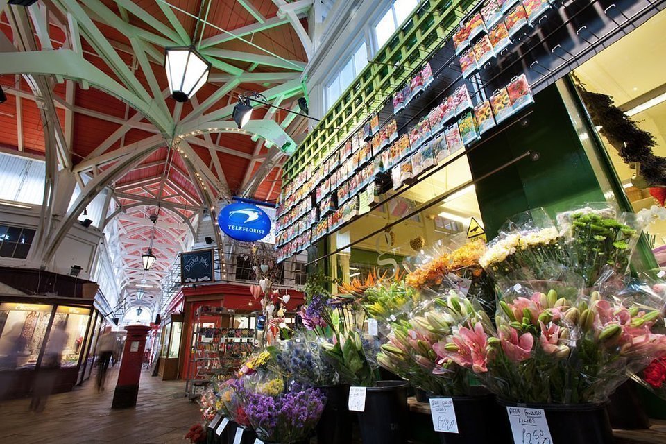 Covered Market in Oxford, England