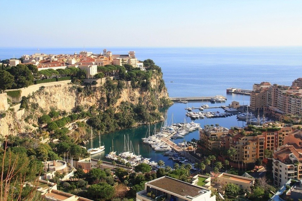 Landscape of Monaco, France
