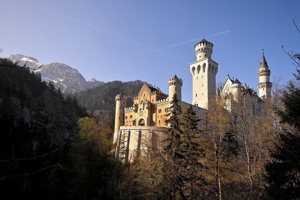 Front of the Castle Neuschwanstein