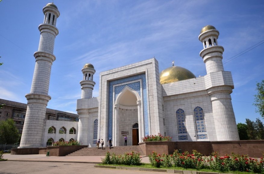 Central Mosque of Almaty in Kazakhstan
