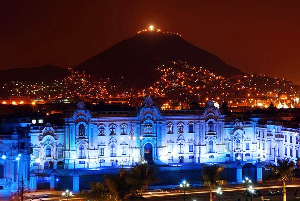 Punkt Widokowy i Góra Cerro San Cristobal, Lima, Peru