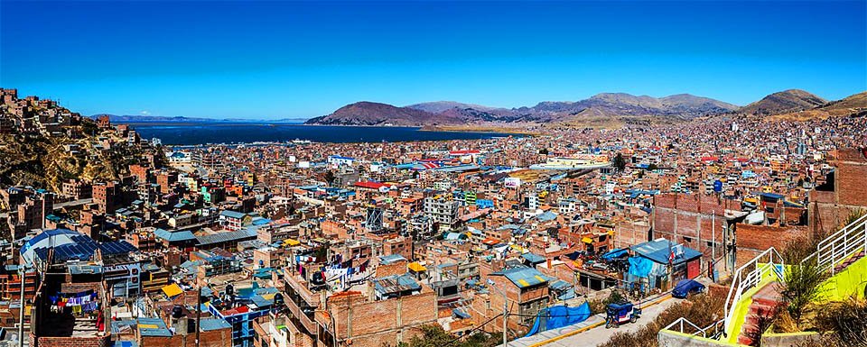 Puno town in Peru