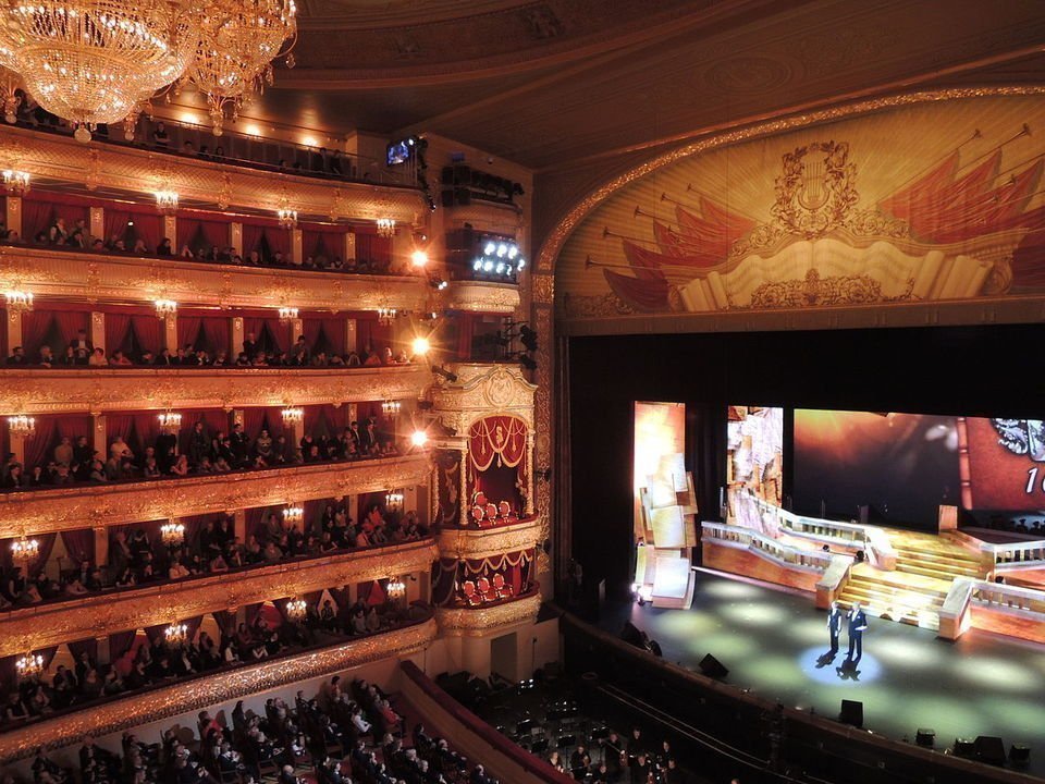 The Bolshoi Theatre in Moscow