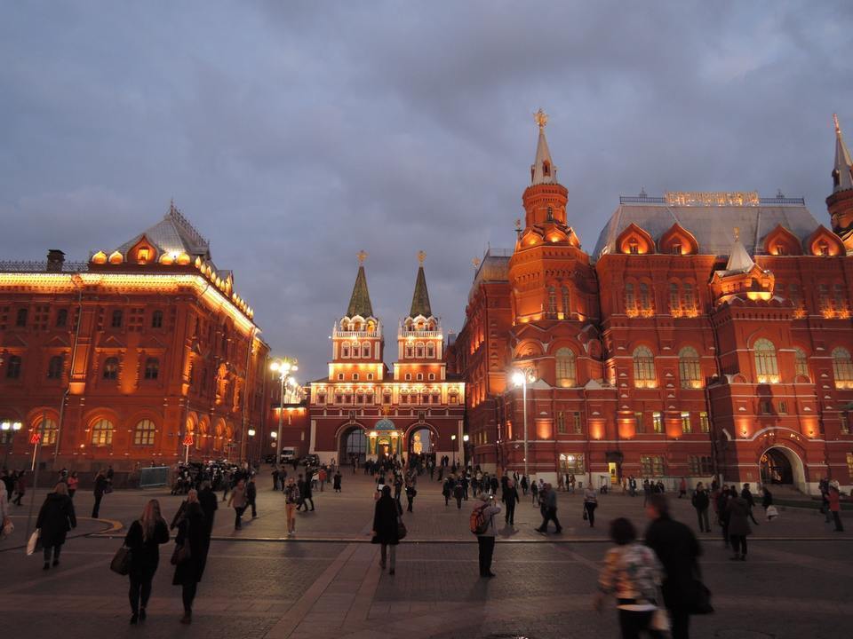 The Red Square in Moscow, Russia