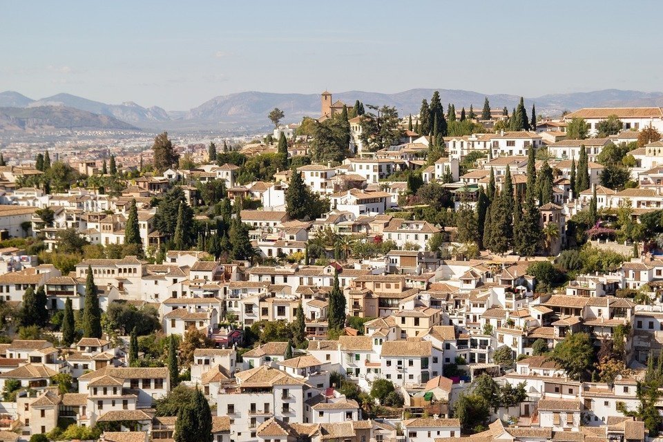 White city Albaicin, Granada