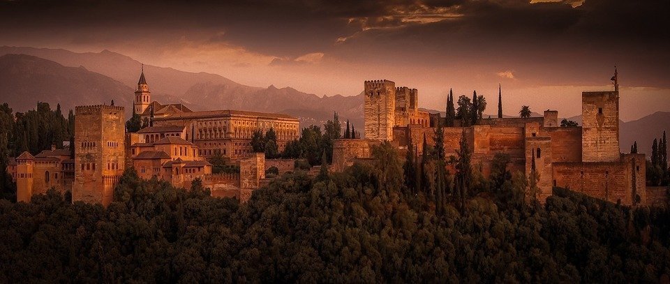 Alhambra fortress in Granada