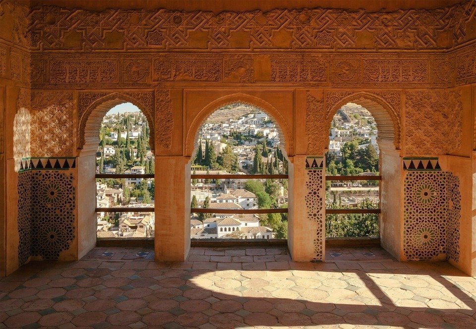 Nasrid Palace View in Granada