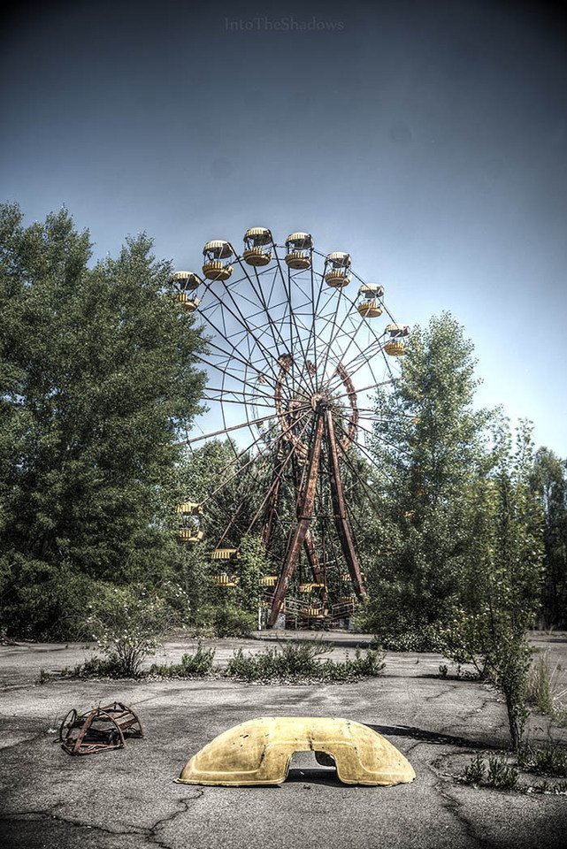 Pripyat ferries wheel, Chernobyl