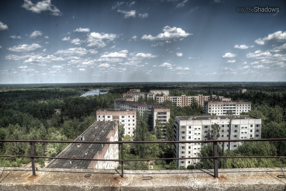Skyscrapers in Pripyat, Chernobyl