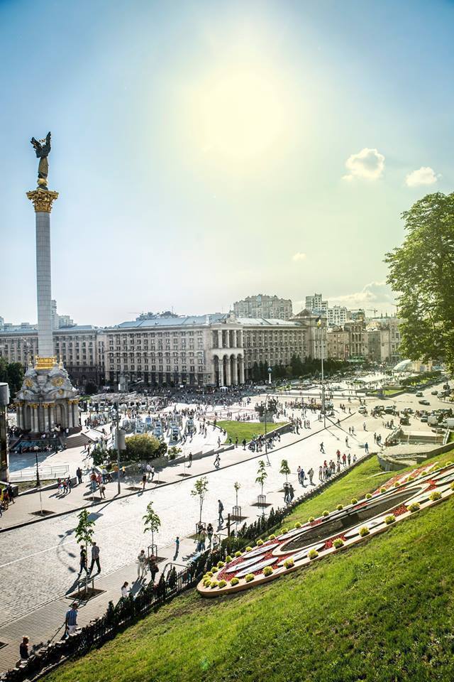 Kiev Main Square Maidan Nezalezhnosti